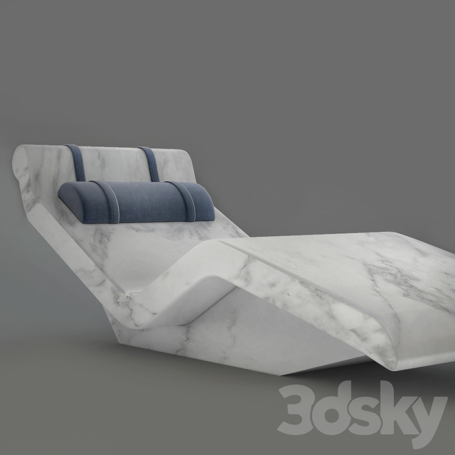 3dSkyHost: Nordic Luxury Pool Loungers 3D MODEL