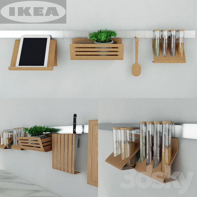 3d models Other kitchen accessories IKEA kitchen set 