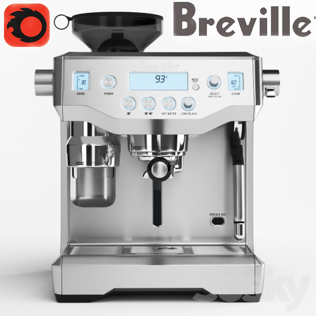 3d models: Kitchen appliance - Coffee machine Breville Oracle