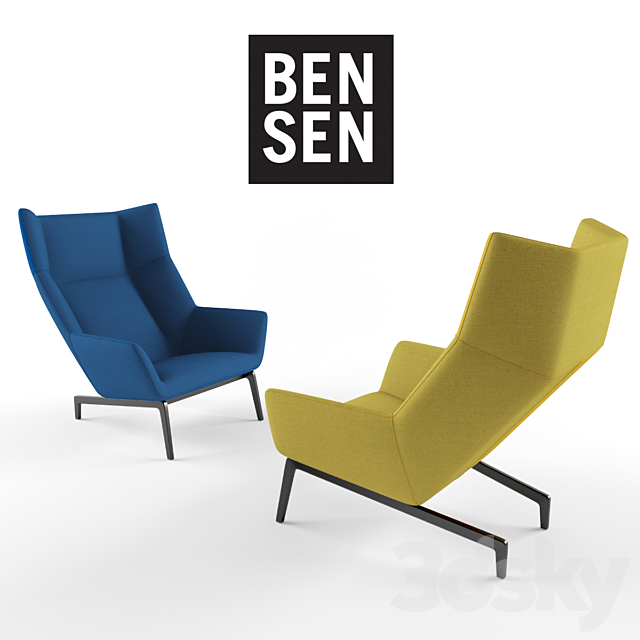 3d Models Arm Chair Park Chair By Bensen