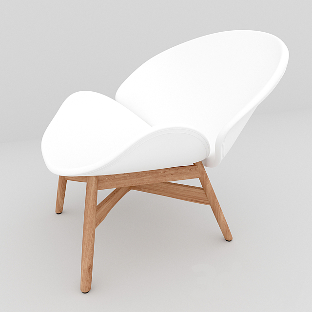 3d Models Arm Chair Gloster Dansk Lounge Chair