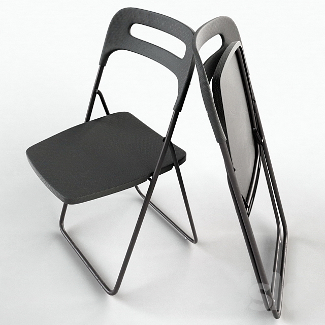 3d Models Chair Nisse Folding Chair Ikea