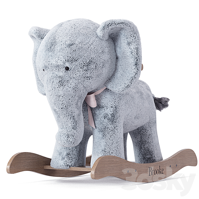 3d Models Toy Rocking Toy Pottery Barn Kids Elephant Plush Rocker