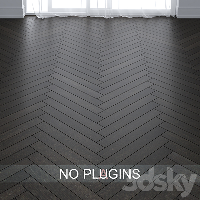 3d Models Floor Coverings Dark Teak Wood Parquet Floor Tiles
