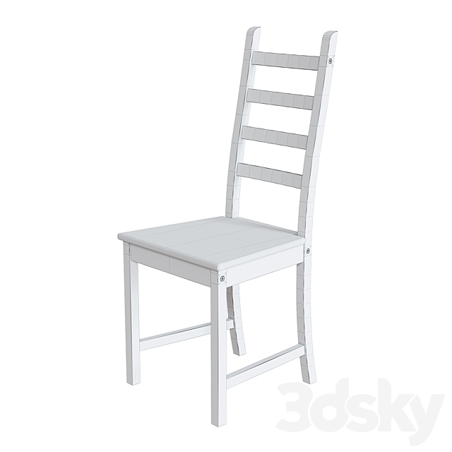 3d Models Chair Chair Ikea Kaustby